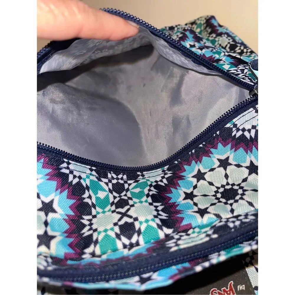 Trans by Jansport Supermax Backpack Navy Blue Moonshine Moroccan 4 Pocket‎ Bag